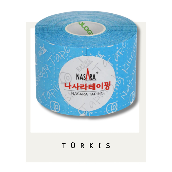 Preview: Nasara KINESIOLOGIE Tape 5 cmx5 m blau